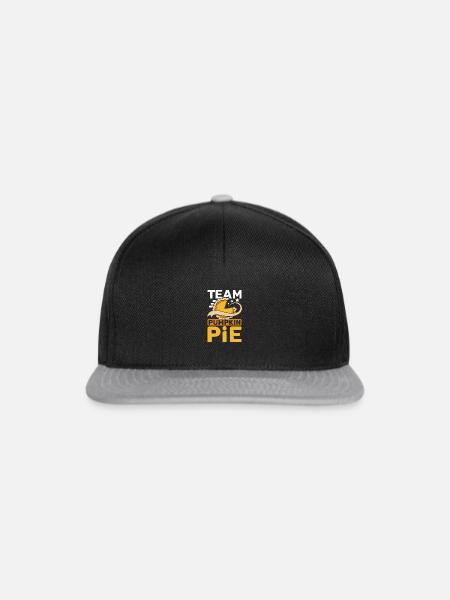 Team Pumpkin pie - Snapback Cap - Schwarz/Grau