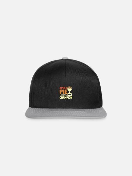 Apple pie eating champion - Snapback Cap - Schwarz/Grau
