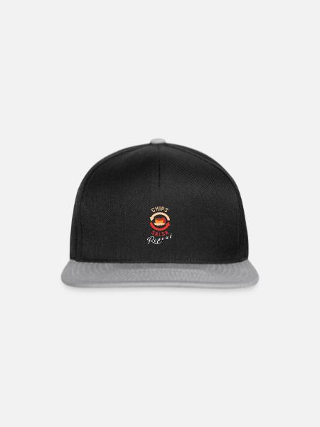 Chips und Salsa Nachos - Snapback Cap - Schwarz/Grau