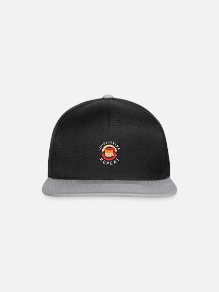 Chips und Salsa Nachos - Snapback Cap - Schwarz/Grau