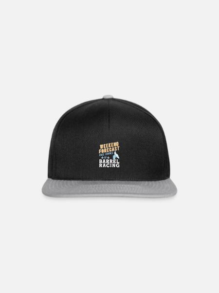 Barrel Racing - Snapback Cap - Schwarz/Grau