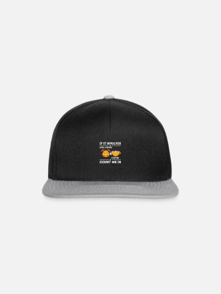 Mine Minenarbeiter - Snapback Cap - Schwarz/Grau