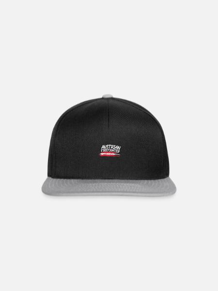 Austrian Firefighter -SIX - Snapback Cap - Schwarz/Grau