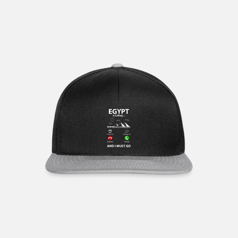 Égypte - Casquette snapback - noir/gris