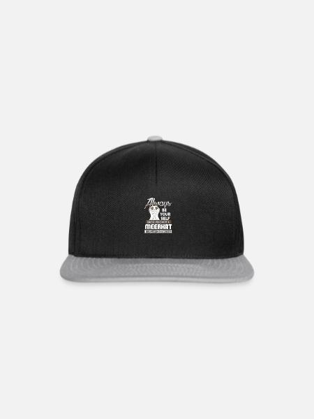 Meerkat - Snapback Cap - Schwarz/Grau
