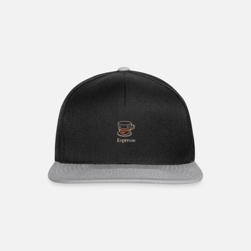 Coffee Espresso Morning Coffee Gift - Snapback Cap - black/grey