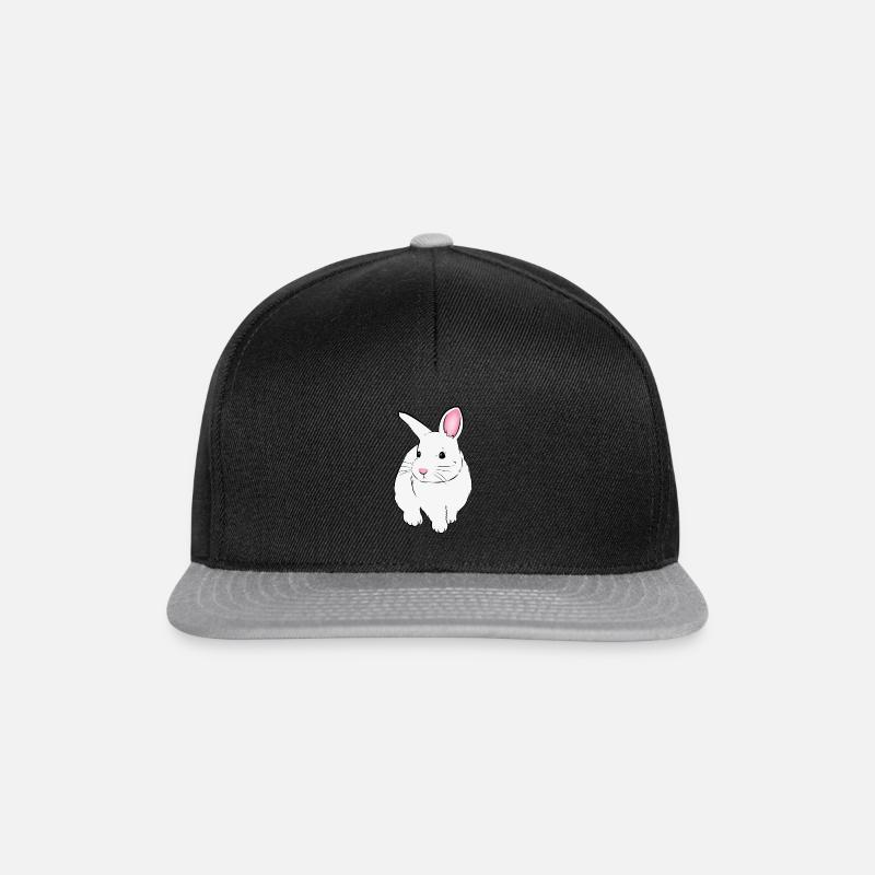 Les lapins - Casquette snapback - noir/gris