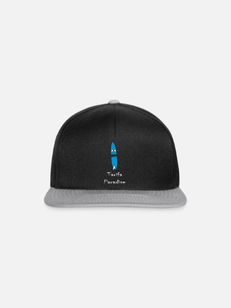 tarifa paradise surf skull - Snapback Cap - Schwarz/Grau