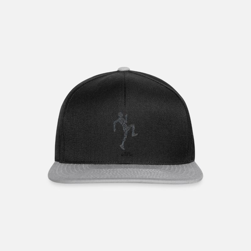 Run with me - Snapback Cap - Schwarz/Grau