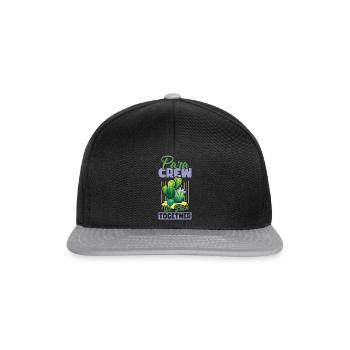 Para Crew We Slick Toghether - Snapback Cap - Schwarz/Grau - Vorne