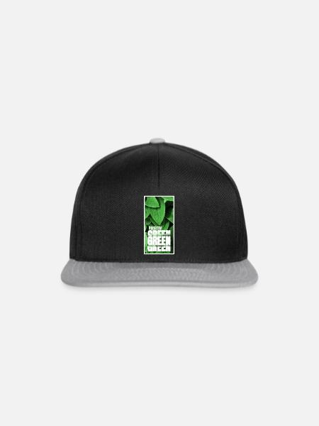 Positiv Green - Snapback Cap - Schwarz/Grau