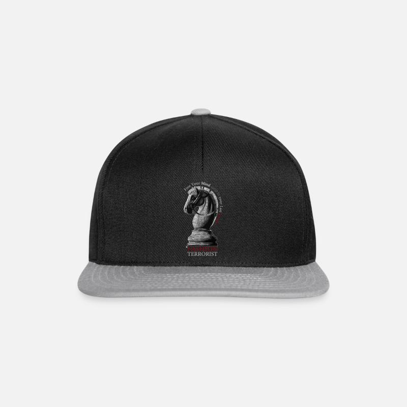 Befreien Sie Ihren Kopf - Snapback Cap - Schwarz/Grau