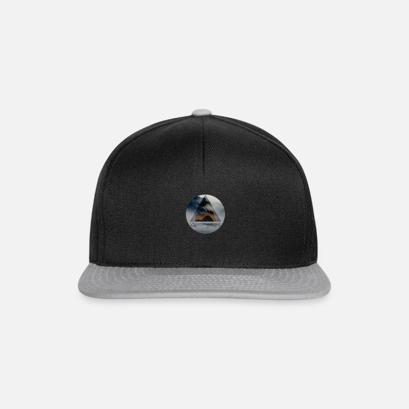 Spaziergänger - Snapback Cap - Schwarz/Grau