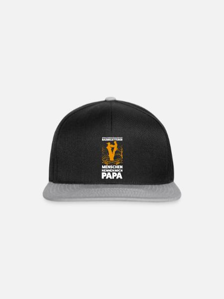 Baumkletterer Papa Baumklettern Geschenk - Snapback Cap - Schwarz/Grau