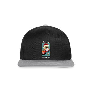The Real Santa Claus - Snapback Cap - Schwarz/Grau - Vorne
