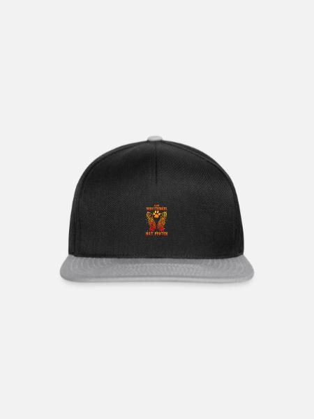Mein Schutzengel hat Pfoten - Snapback Cap - Schwarz/Grau