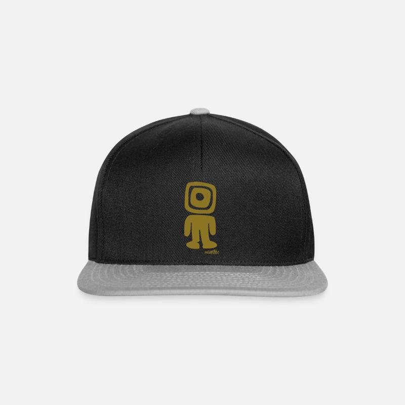 Aztekowie - Czapka typu snapback - czarny/szary