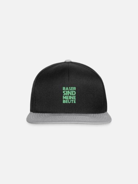 Raser Sind Meine Beute - Snapback Cap - Schwarz/Grau