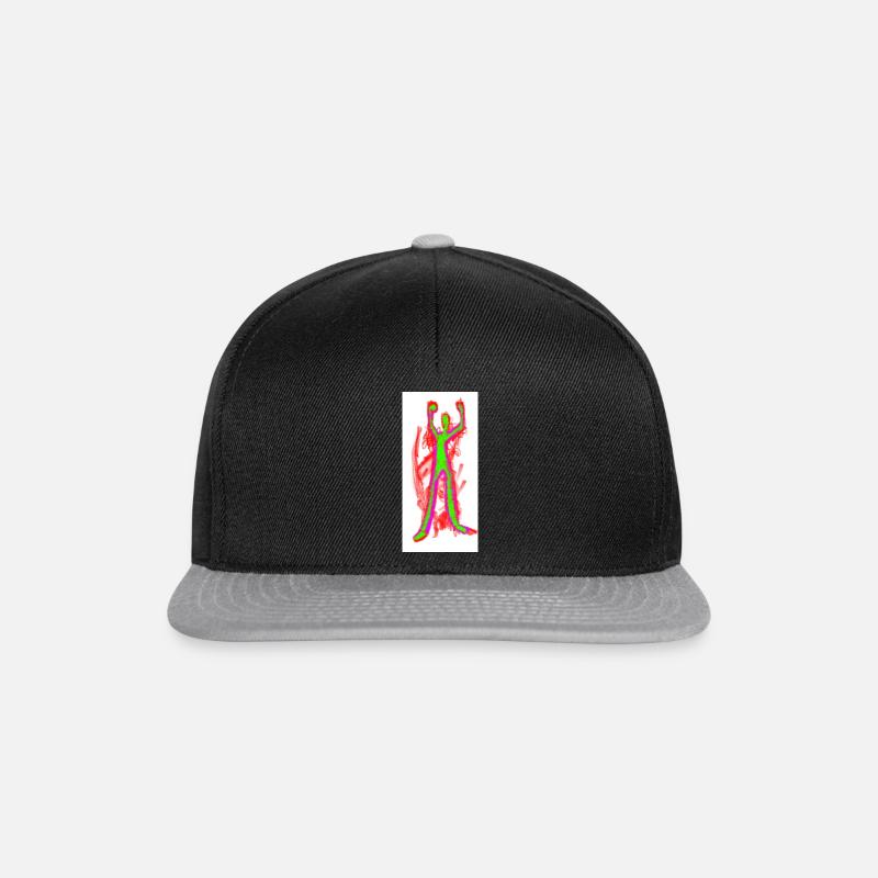 green devil - Snapback Cap - Schwarz/Grau