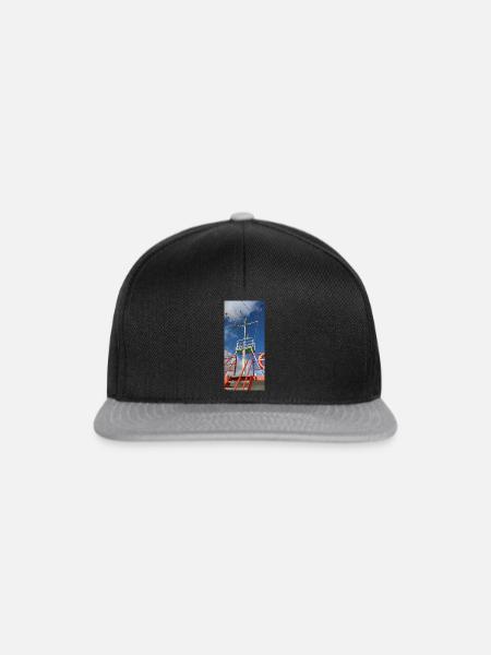 Fernweh - Snapback Cap - Schwarz/Grau