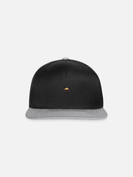 Pizza Mood - Snapback Cap - Schwarz/Grau