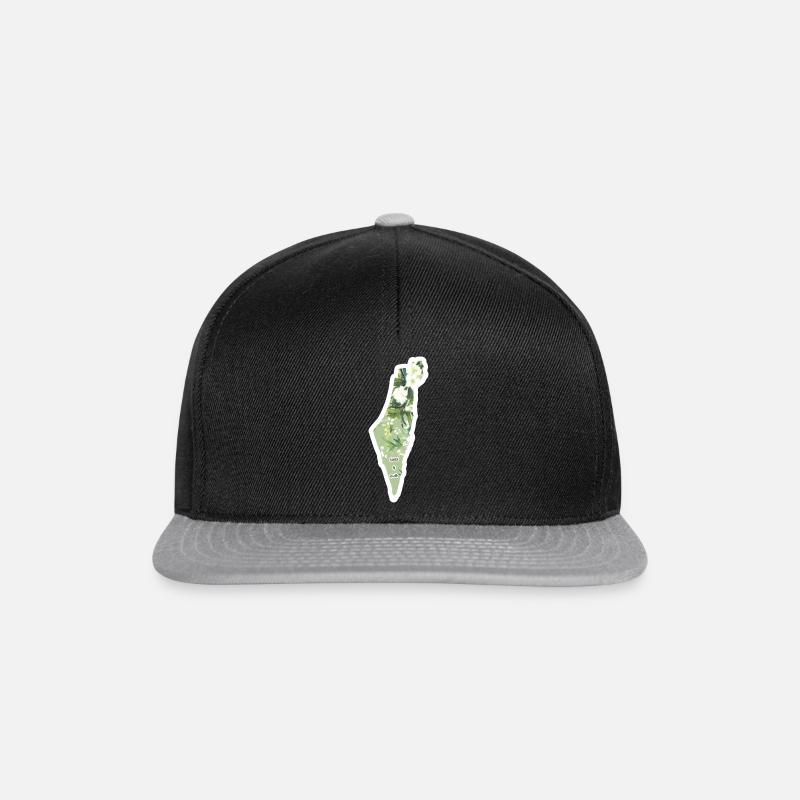 JASMIN LAND - Snapback Cap - Schwarz/Grau