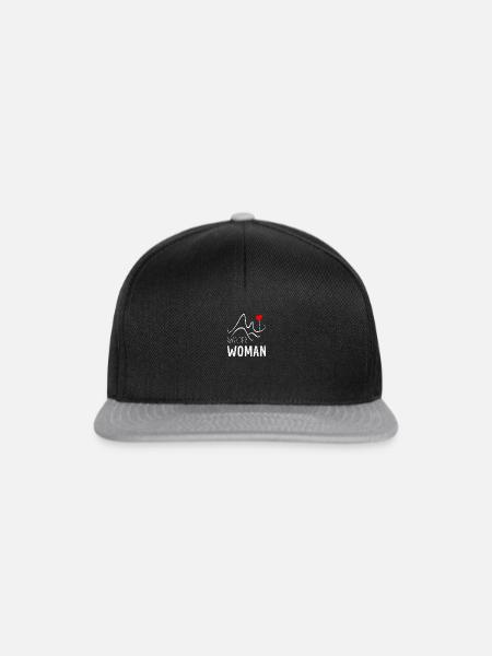Wander Woman Wandern - Snapback Cap - Schwarz/Grau