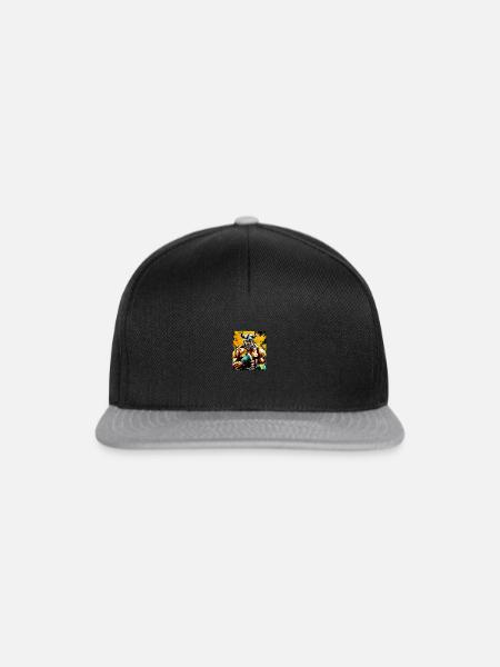 Wikinger Boxer Boxen Odin - Snapback Cap - Schwarz/Grau