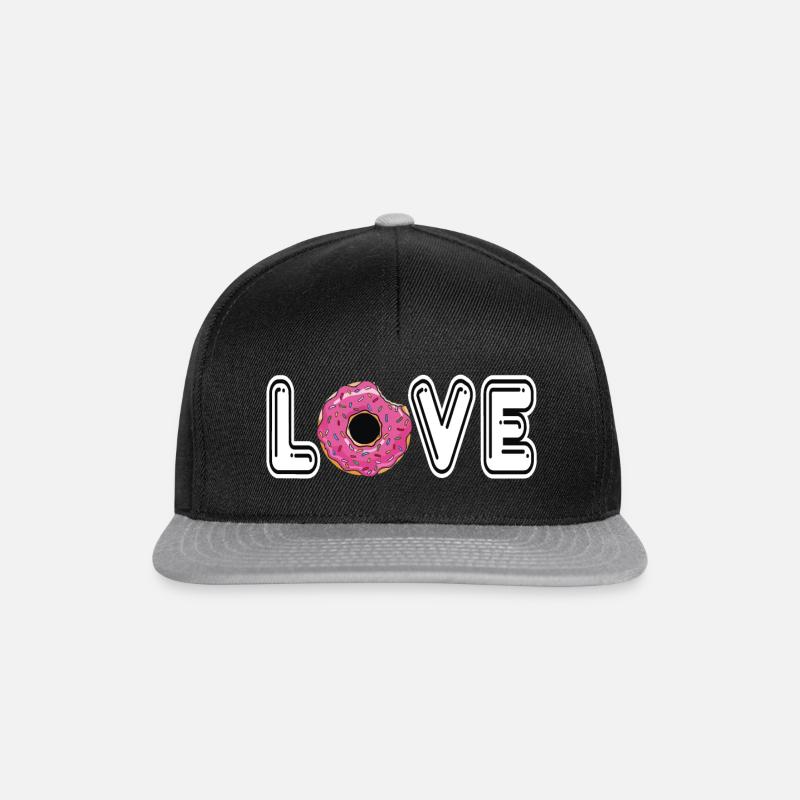 Donuts - Snapback Cap - Schwarz/Grau