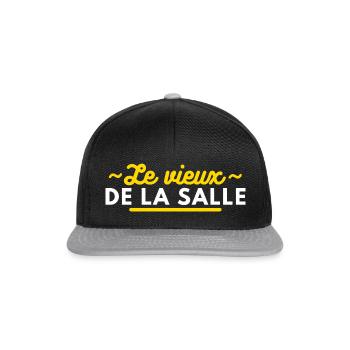 Le vieux de la salle - Casquette snapback - noir/gris - Devant