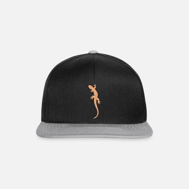Salamandre de sable - Casquette snapback - noir/gris