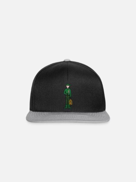 Forscher - Snapback Cap - Schwarz/Grau