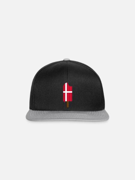 Geschmack von Dänemark - Snapback Cap - Schwarz/Grau