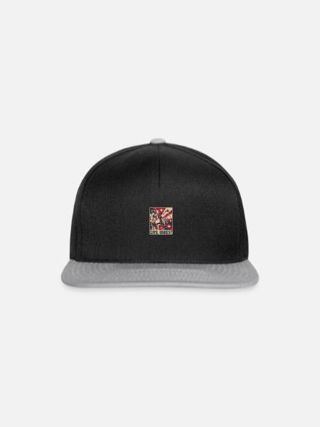 Civil Unrest Resist Propaganda Poster - Snapback Cap - Schwarz/Grau