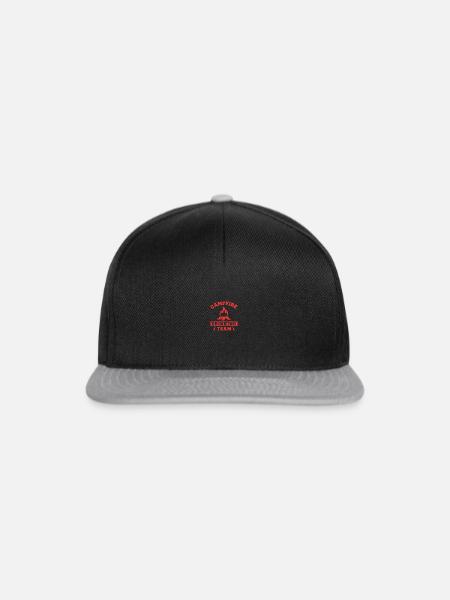 Campfire Drinking Team - Snapback Cap - Schwarz/Grau