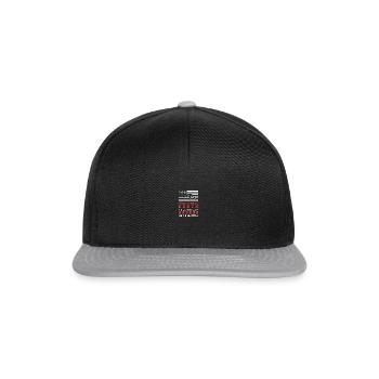 Volleyball Coach Because Badass Isnt A Job Title - Snapback Cap - Schwarz/Grau - Vorne