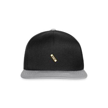 Mayor Sash Costume - Yellow - Snapback Cap - Schwarz/Grau - Vorne