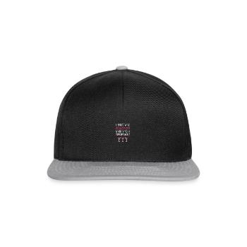 I Make Wine Disappear - Wine Drinking Lover - Snapback Cap - Schwarz/Grau - Vorne