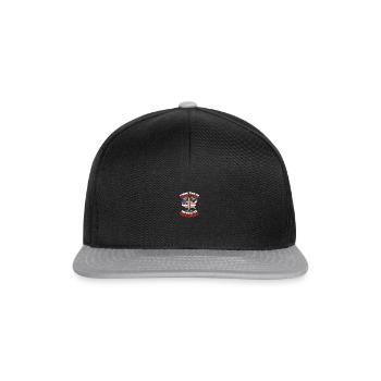 I Proudly Stand For The Flag And Kneel For The - Snapback Cap - Schwarz/Grau - Vorne