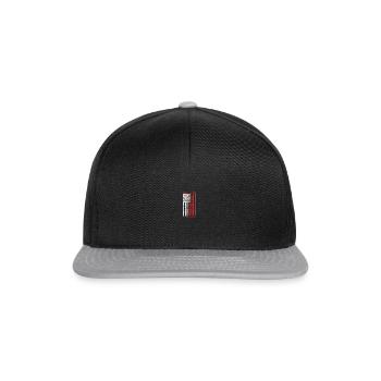 Real Cars Don't Shift Themselves Muscle Car - Snapback Cap - Schwarz/Grau - Vorne