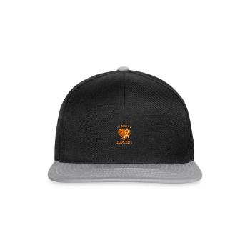 In March We Wear Orange Multiple Sclerosis - Snapback Cap - Schwarz/Grau - Vorne