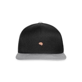 Human Anatomy Brain Halloween Costume - Snapback Cap - Schwarz/Grau - Vorne