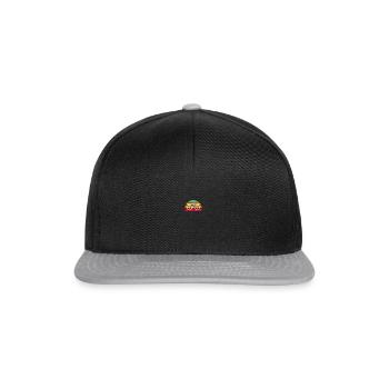 Retro Bike Cyclist Vintage Bicycle Lover - Snapback Cap - Schwarz/Grau - Vorne
