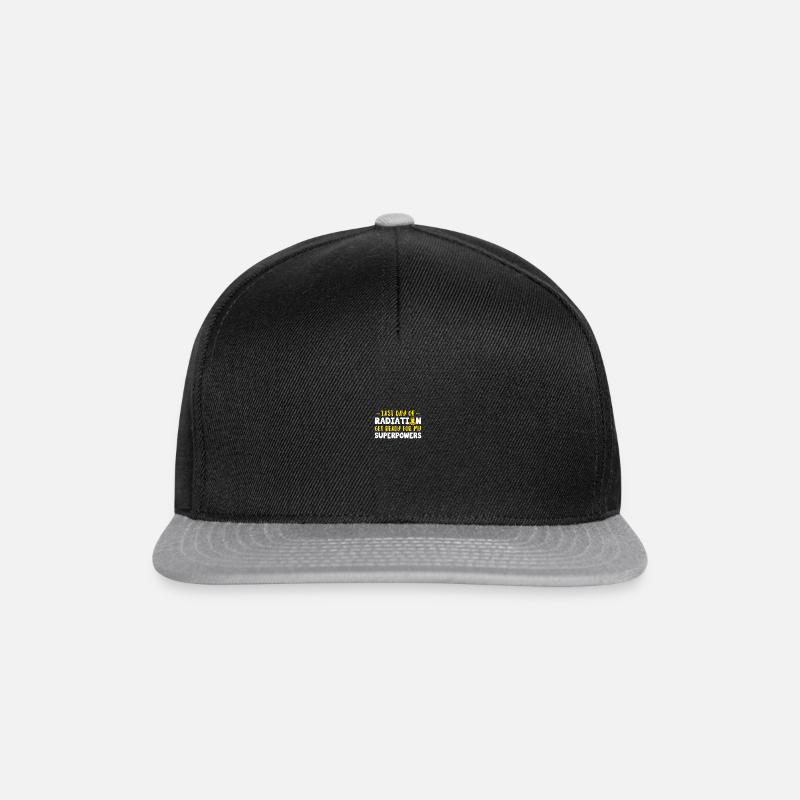 Last Day Of Radiation Get Ready For My Superpowers - Snapback Cap - Schwarz/Grau