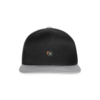 Reel Cool Dad Bass Fishing Buddies - Snapback Cap - Schwarz/Grau - Vorne