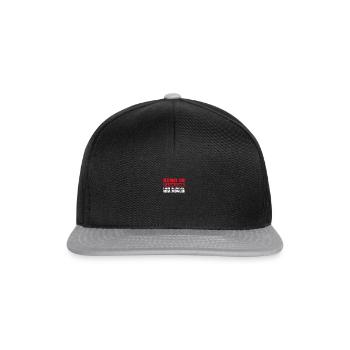 I Am Retired And The Only Boss I Have Is My Wife - Snapback Cap - Schwarz/Grau - Vorne