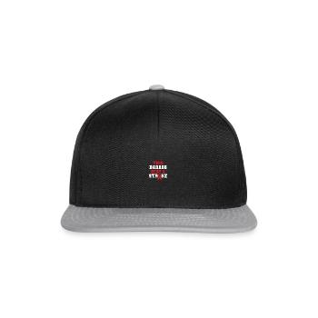 Stroke Survivor - This Badass Beat A Stroke - Snapback Cap - Schwarz/Grau - Vorne