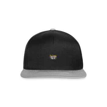 Oh Honey I Am That Mom Funny Mothers Day - Snapback Cap - Schwarz/Grau - Vorne