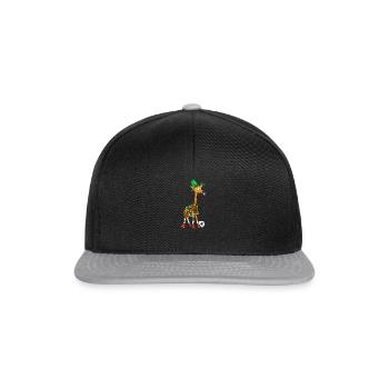Giraffe Fan Arabie Saoudite - Casquette snapback - noir/gris - Devant