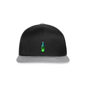 poison - Casquette snapback - noir/gris - Devant